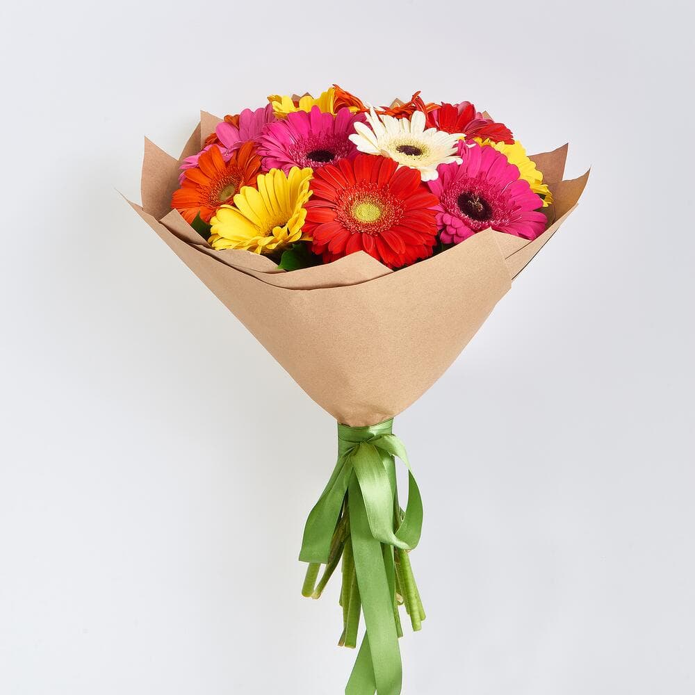 15 гербер в крафте — фото 5 — купить в Тбилиси — фото 5