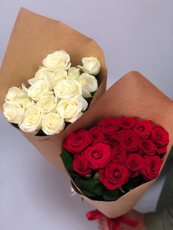 15 красных роз (цвет на выбор)