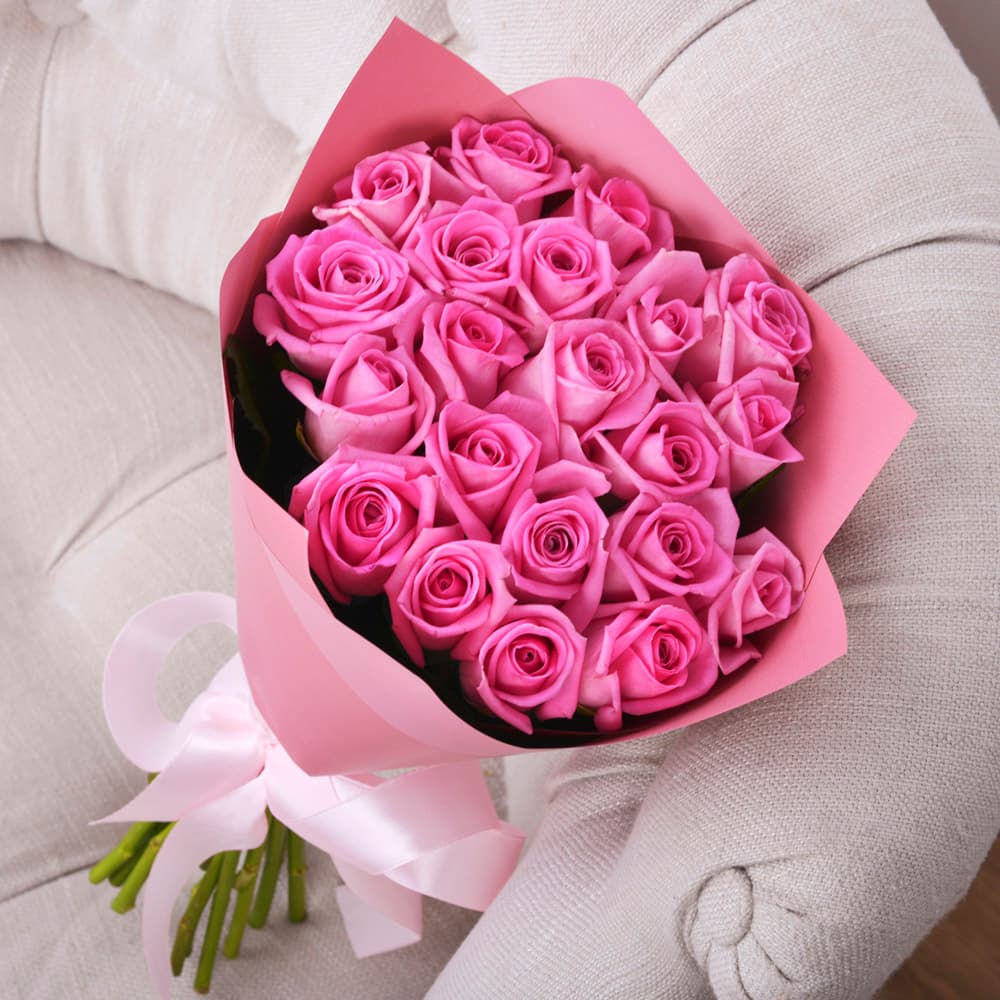 21 розовая роза — фото 3 — купить в Тбилиси — фото 3