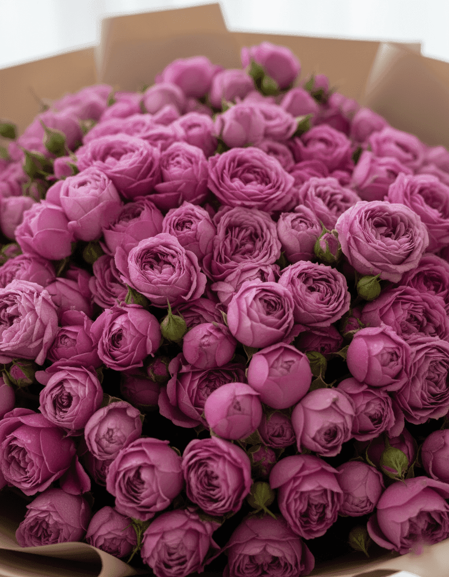 51 пионовидная роза Misty Babbles — фото 3 — купить в Тбилиси — фото 3