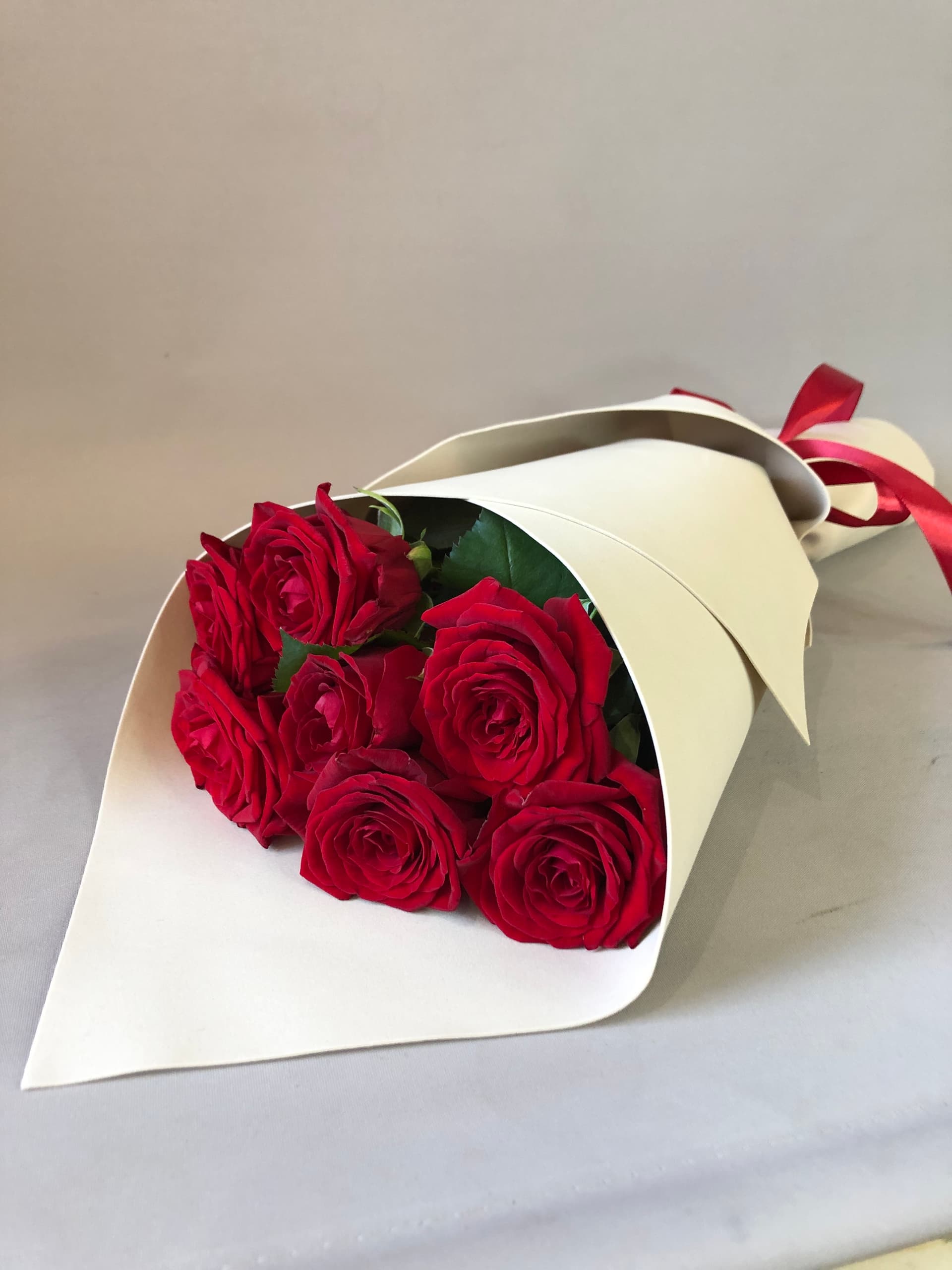 7 роз в фоамиране