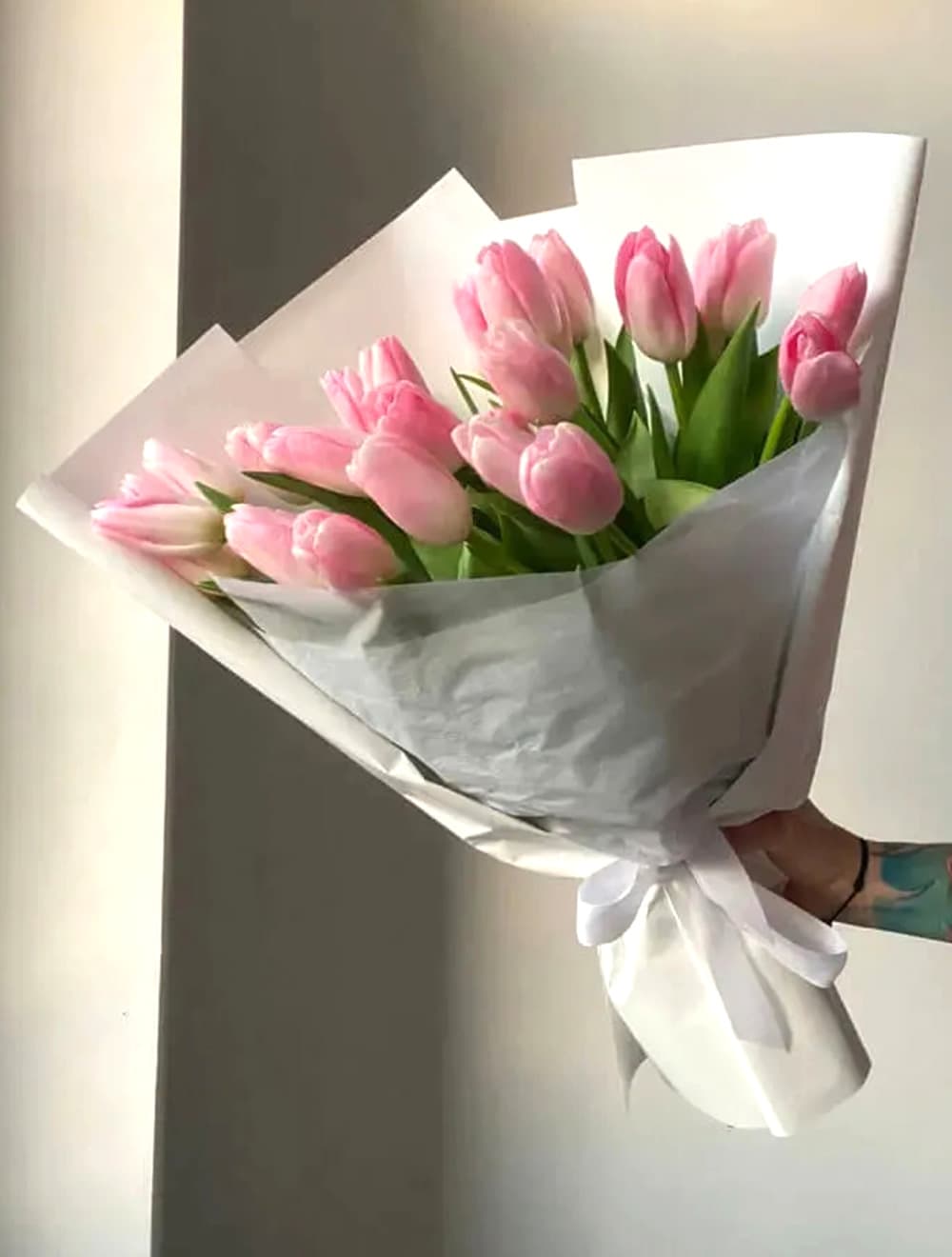 Букет из 31 тюльпана (цвет на выбор)