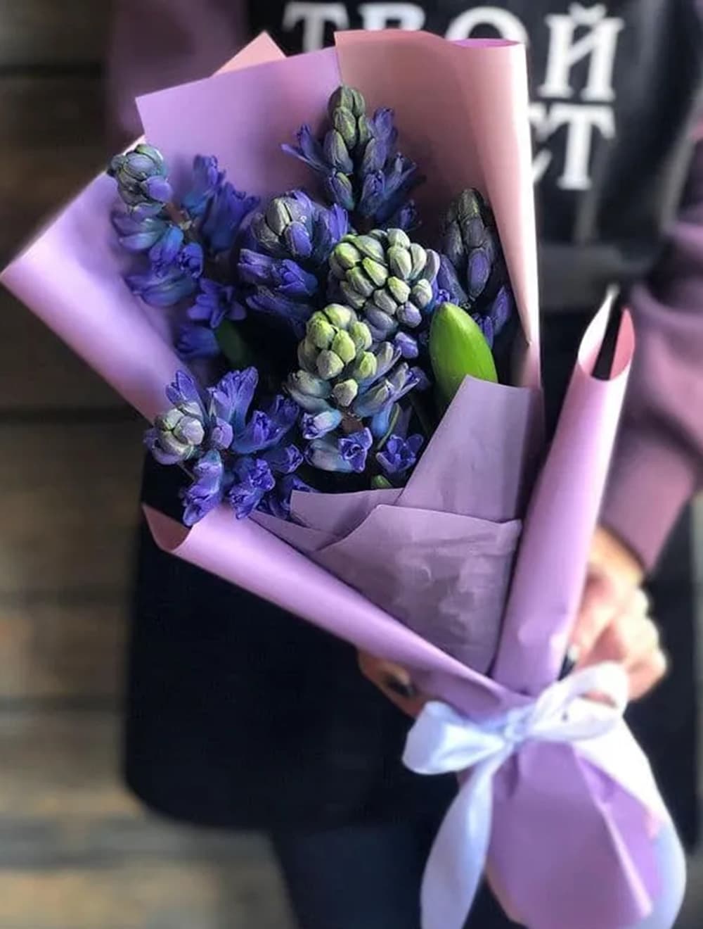 Букет из 7 гиацинтов