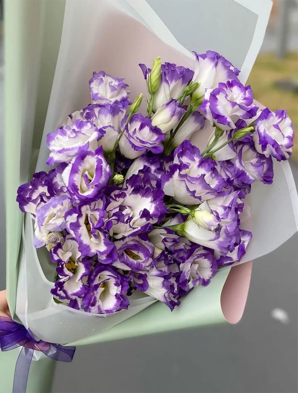 Букет махровых эустом (цвет на выбор) — фото 3 — купить в Тбилиси — фото 3