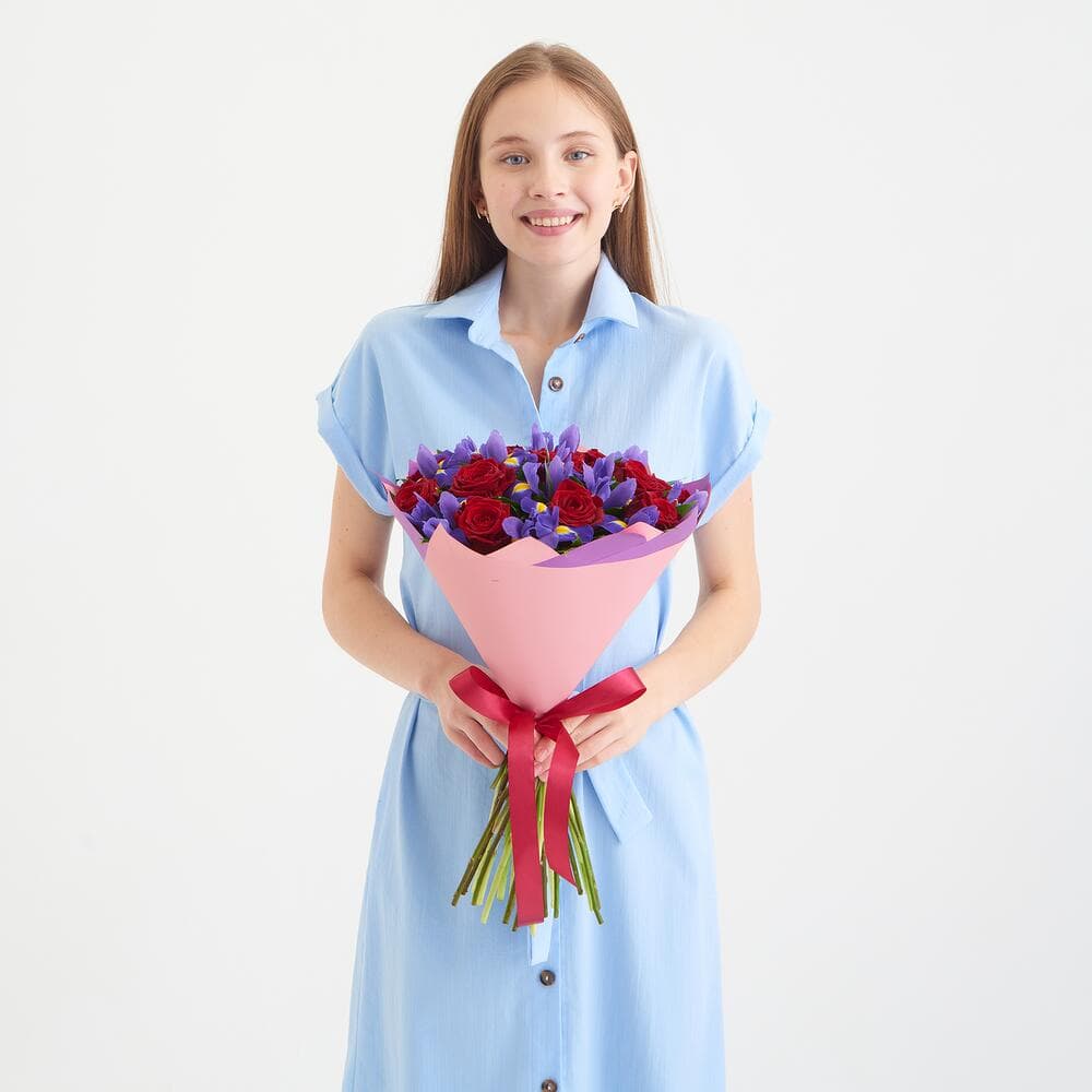 Букет Зимняя вишня — фото 2 — купить в Тбилиси — фото 2