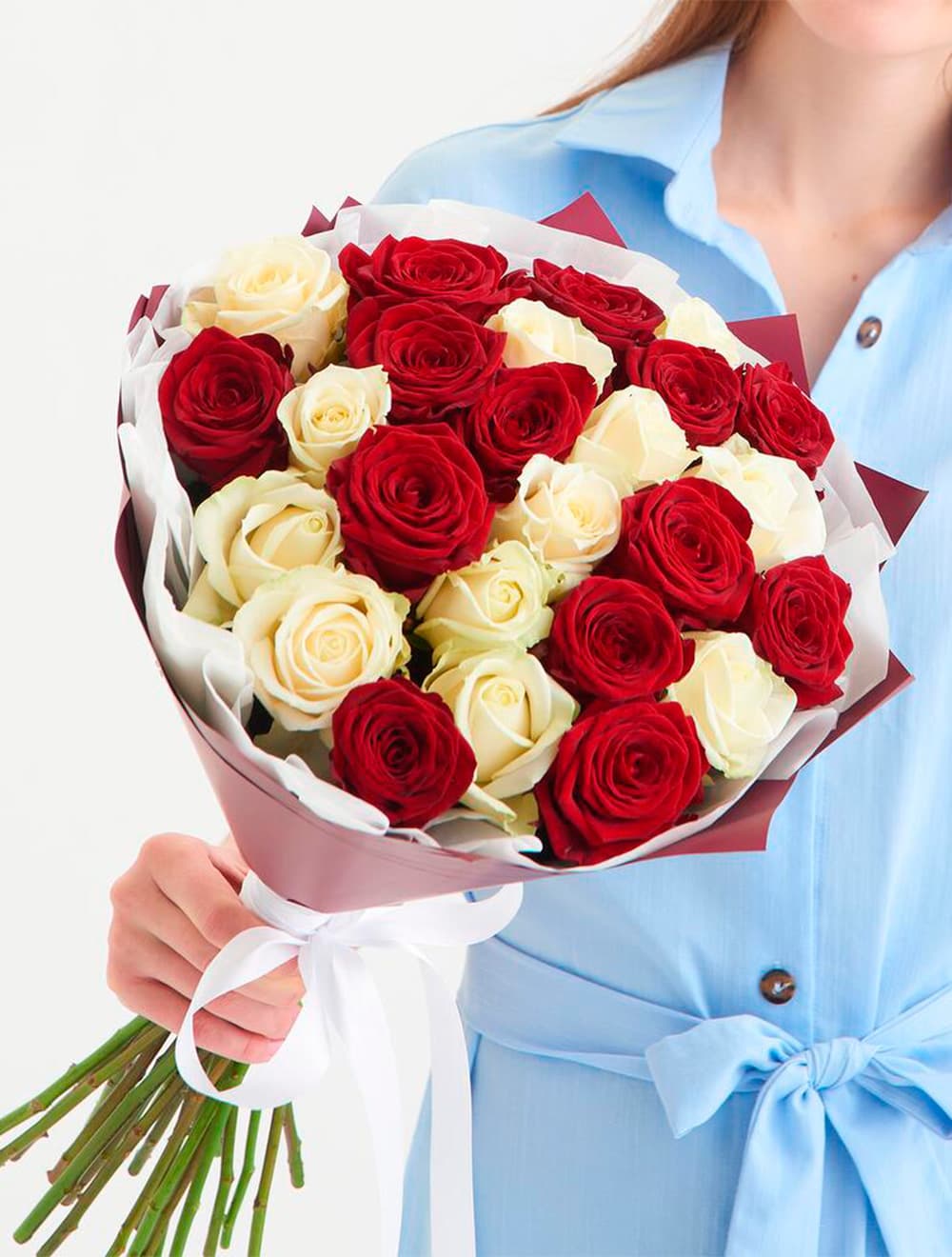 Микс из 25 роз